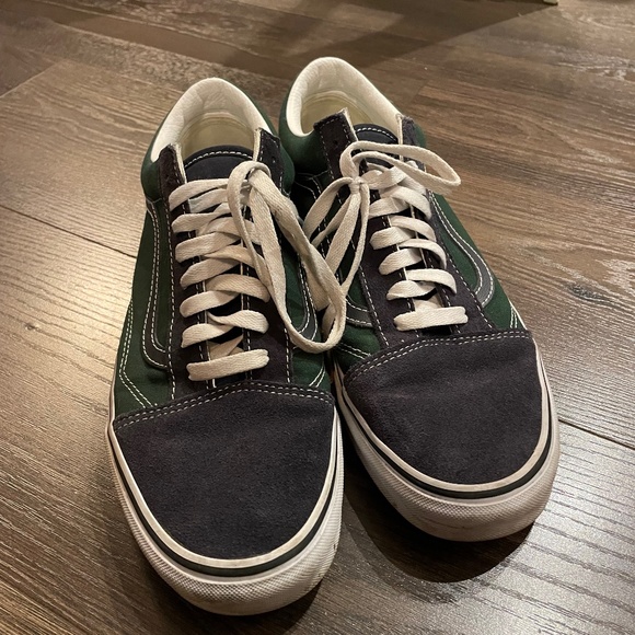 Vans Green and Black Sneakers - Picture 1 of 4